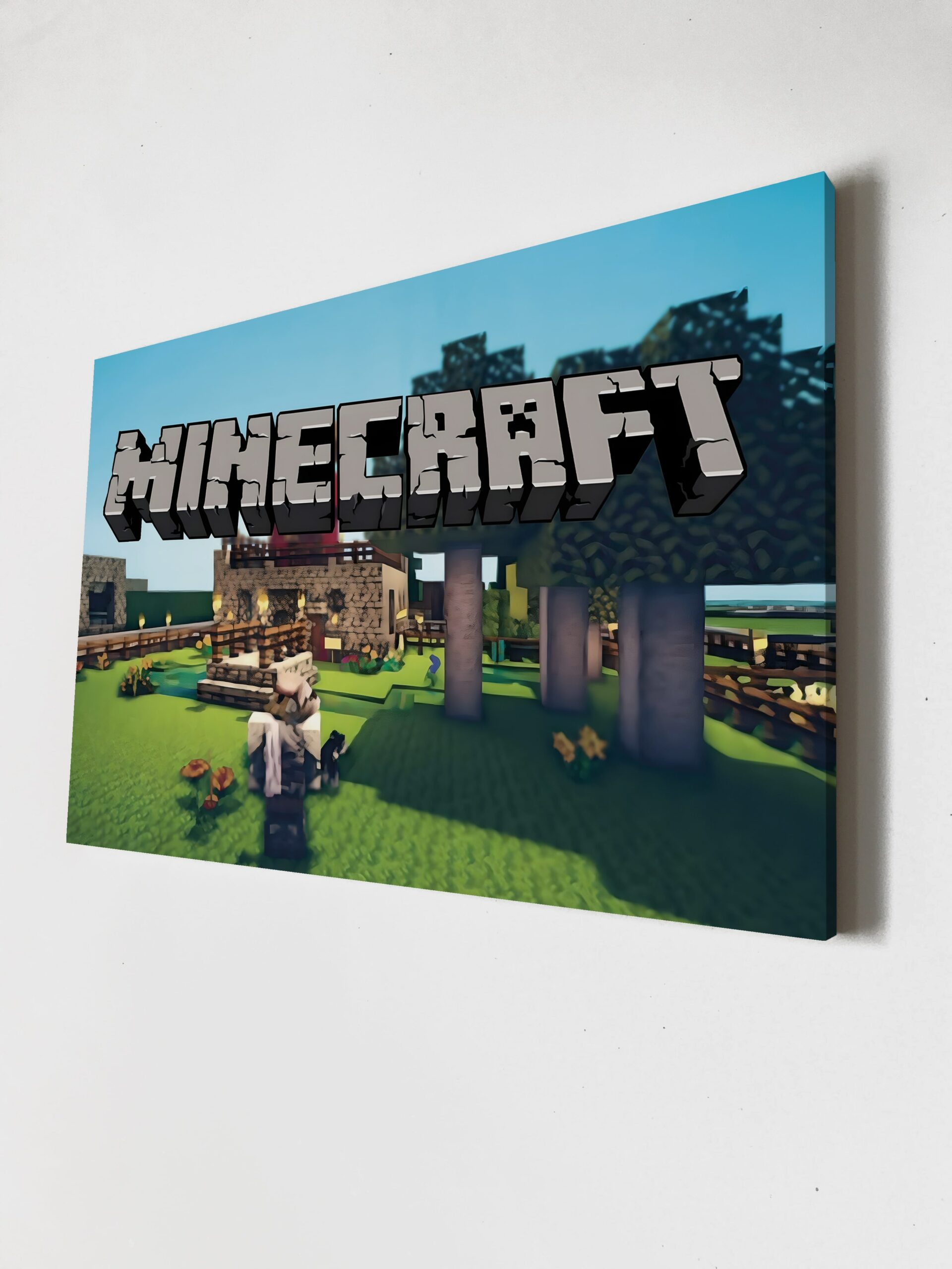 Minecraft майнкрафт картина на холсте
