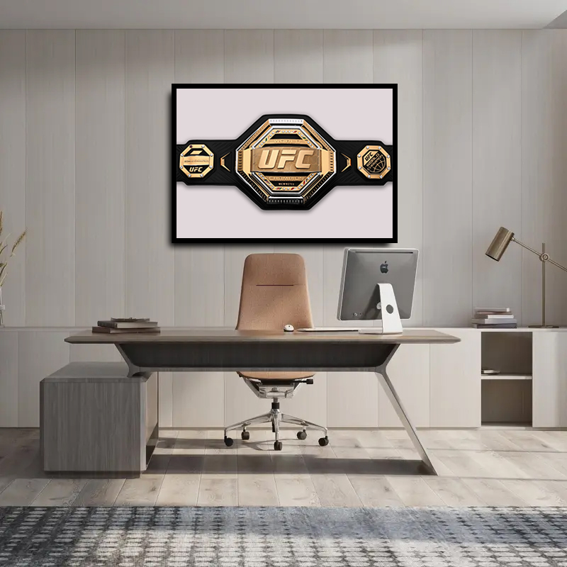Пояс юфс Belt Ufc Постер Картина 60х40