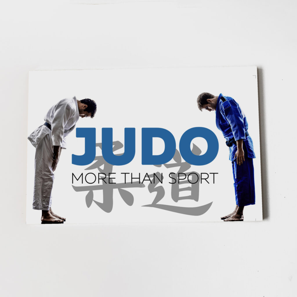 Борьба Дзюдо Judo Постер Картина 60х40