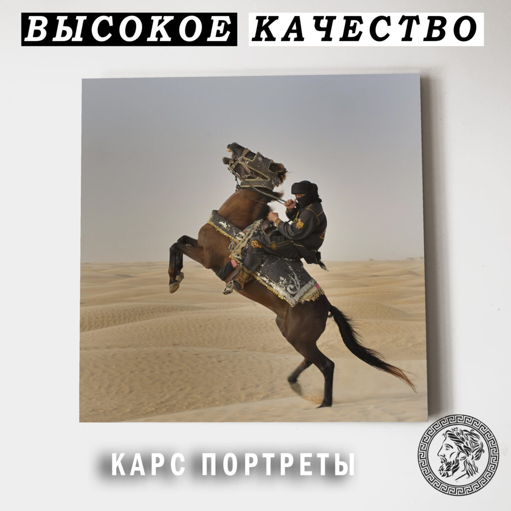 Араб на лошади Постер Картина 50х50