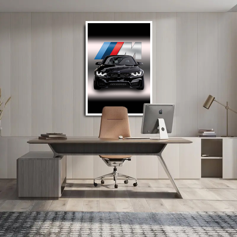 Автомобиль BMW Постер Картина 40х60