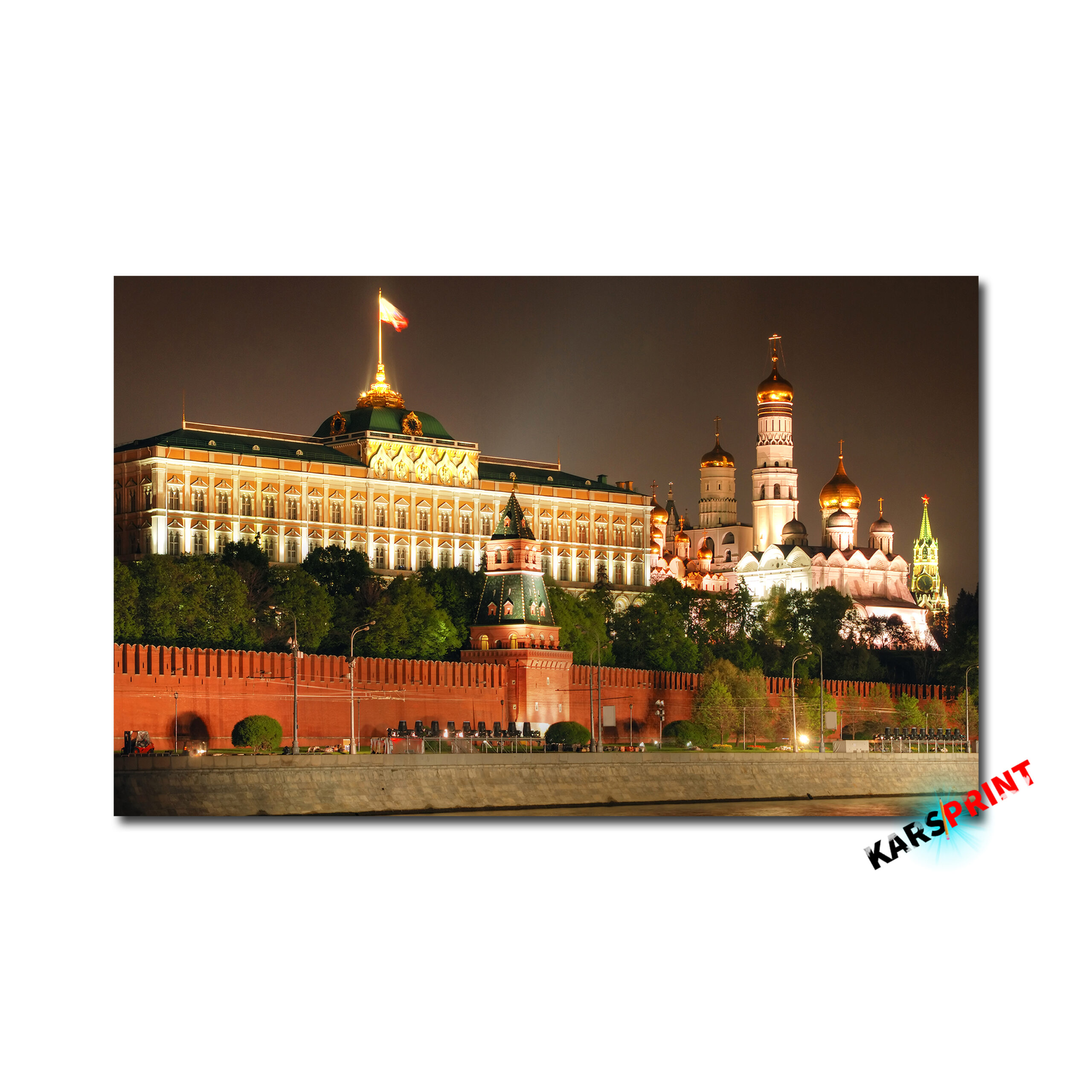 Картина на холсте Московский кремль 60х40