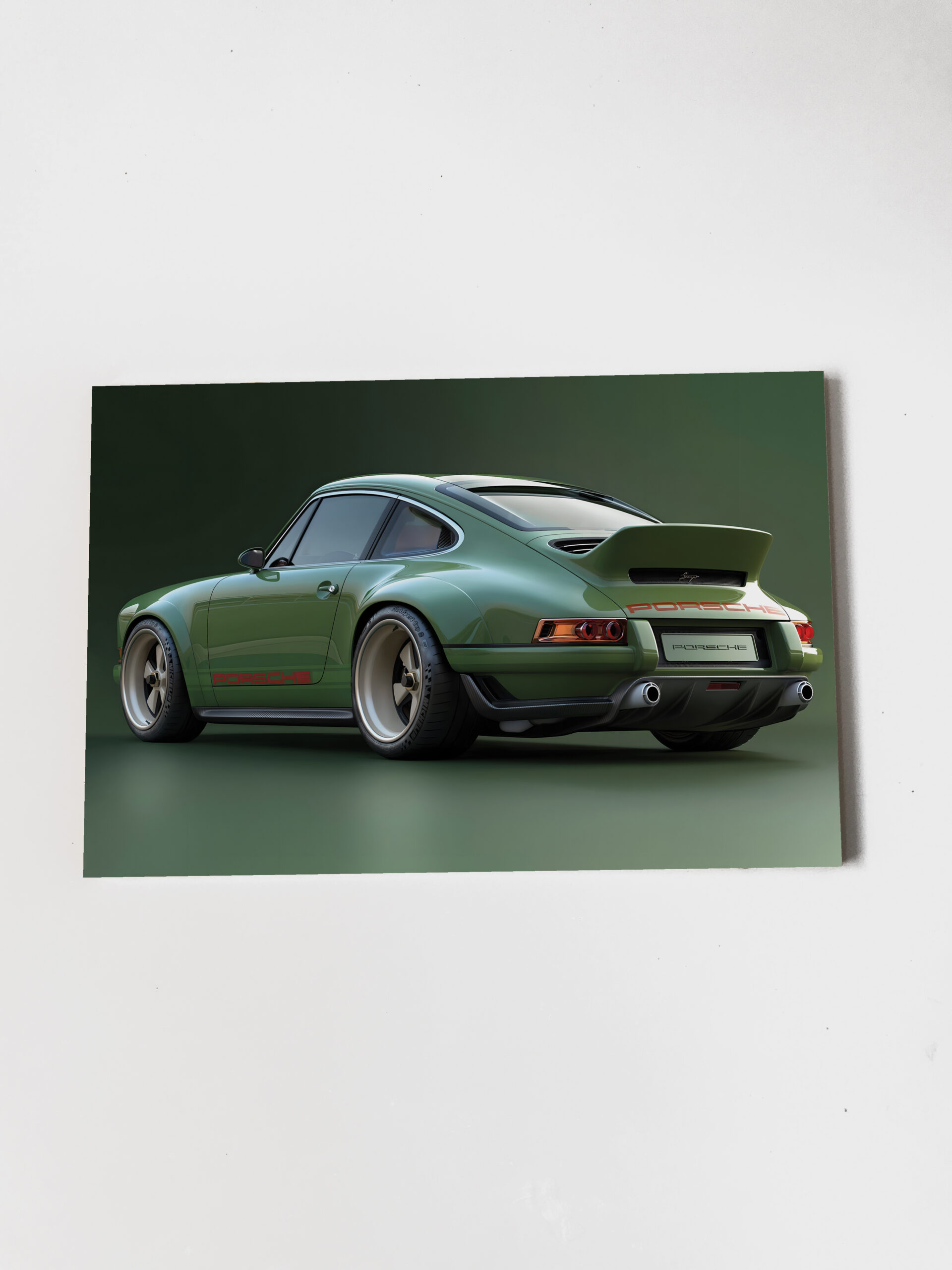 Porsche 964 или Порш 911 Постер Картина 70х50