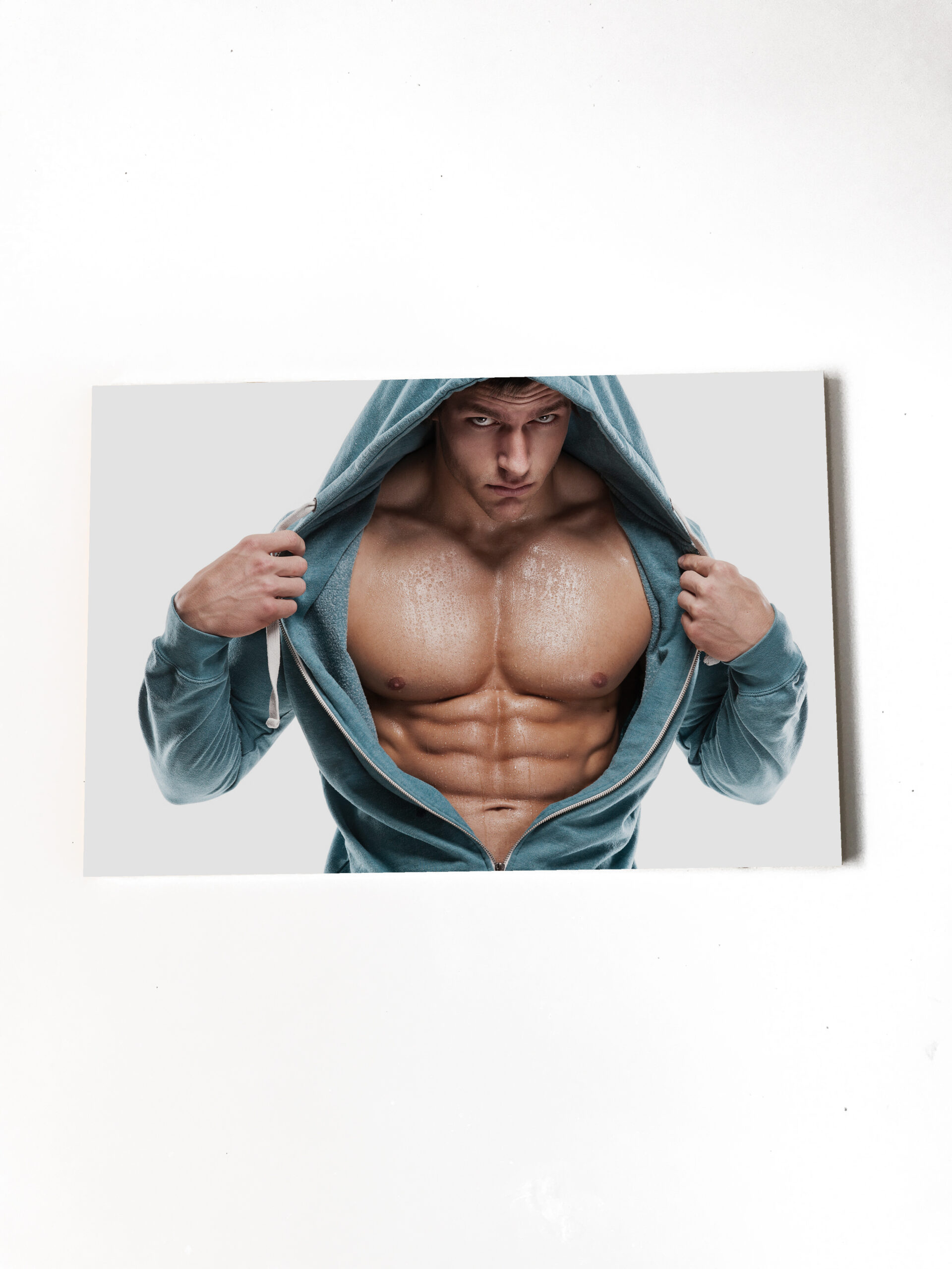 Парень в капюшоне Постер Картина 60х40