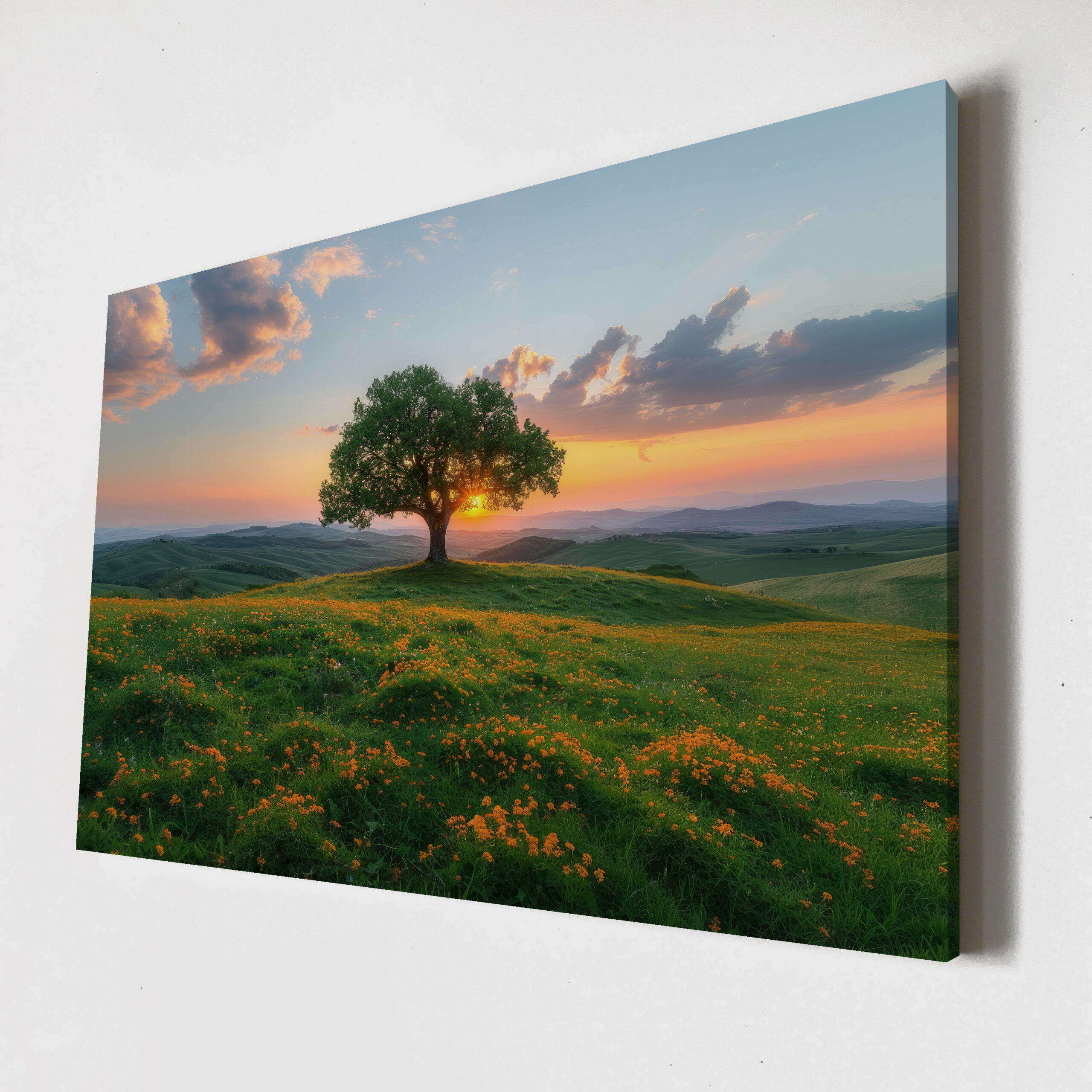 Одинокое дерево Постер Картина 80х60