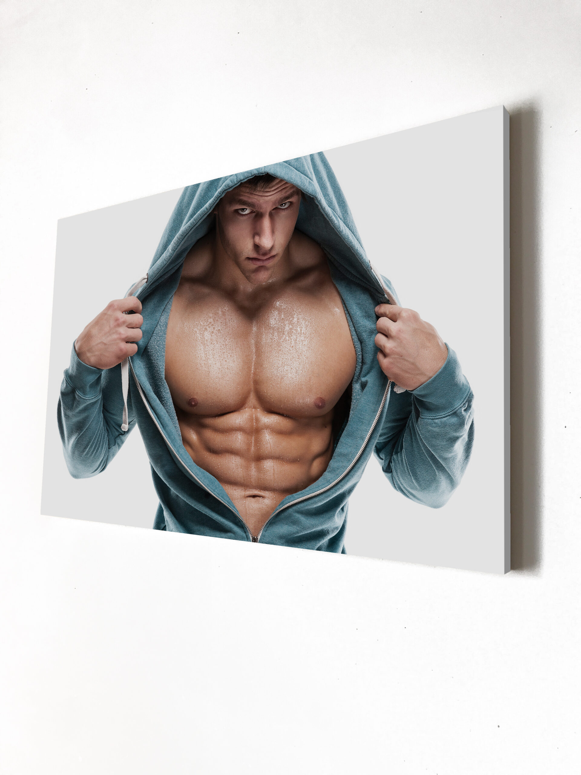 Парень в капюшоне Постер Картина 60х40