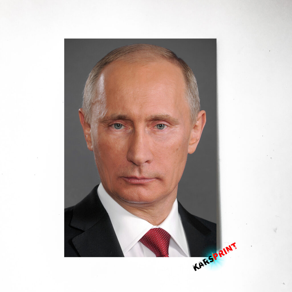 Портрет на холсте президент РФ Путин 40х60