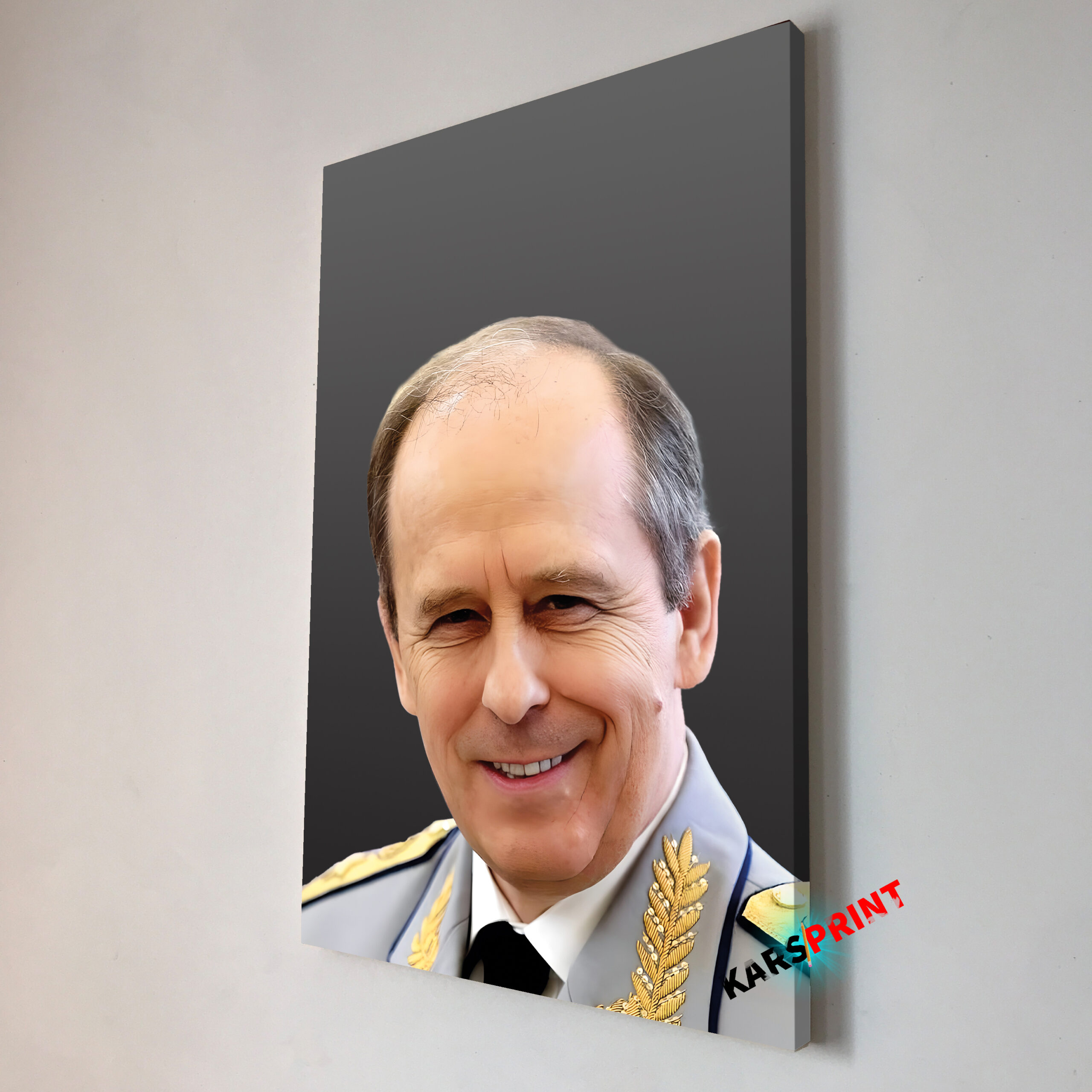 Портрет на холсте директор ФСБ России Бортников А.В