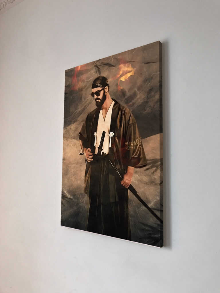 Мияги и Энди панда Hajime Постер Картина 60х40