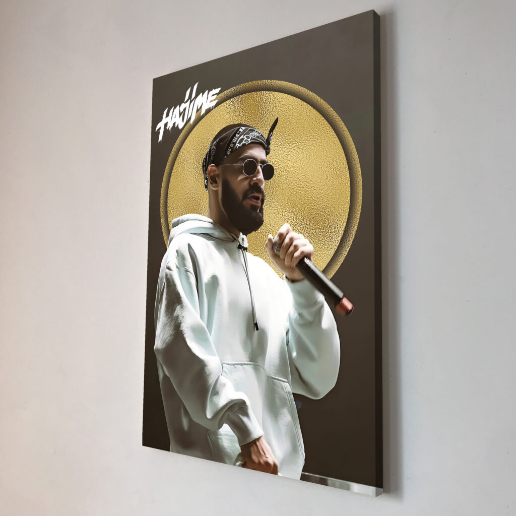 Мияги и Энди панда Hajime Постер Картина 60х40