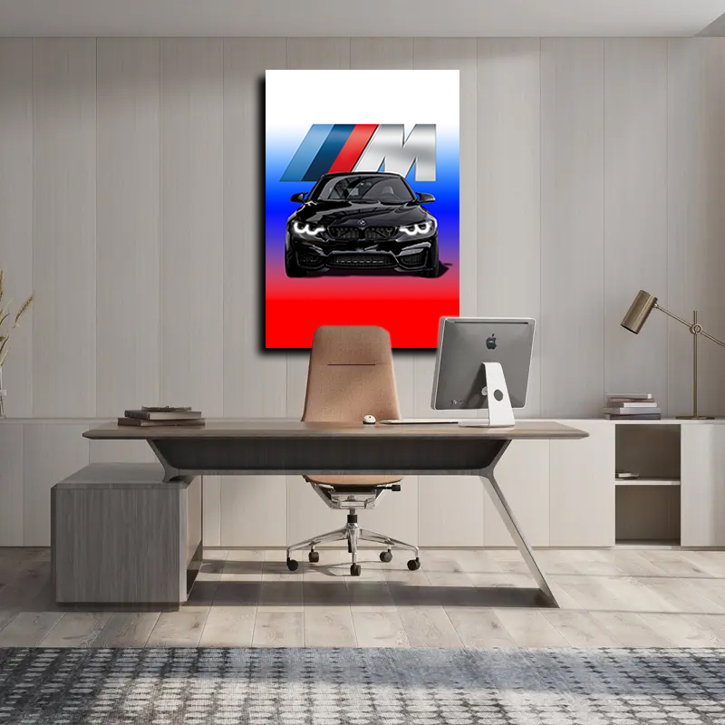 Автомобиль BMW Постер Картина 40х60