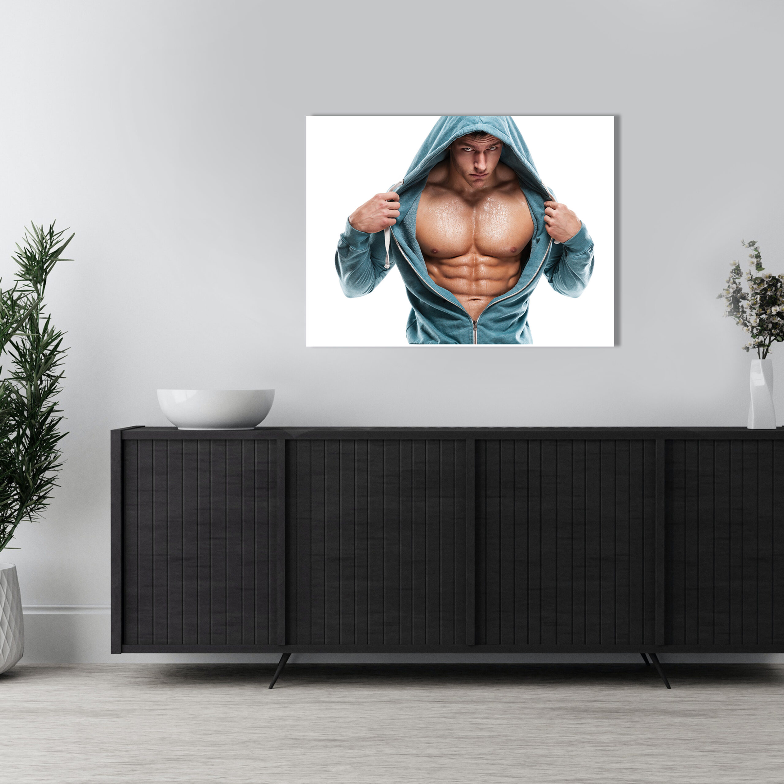 Парень в капюшоне Постер Картина 60х40 — изображение 3