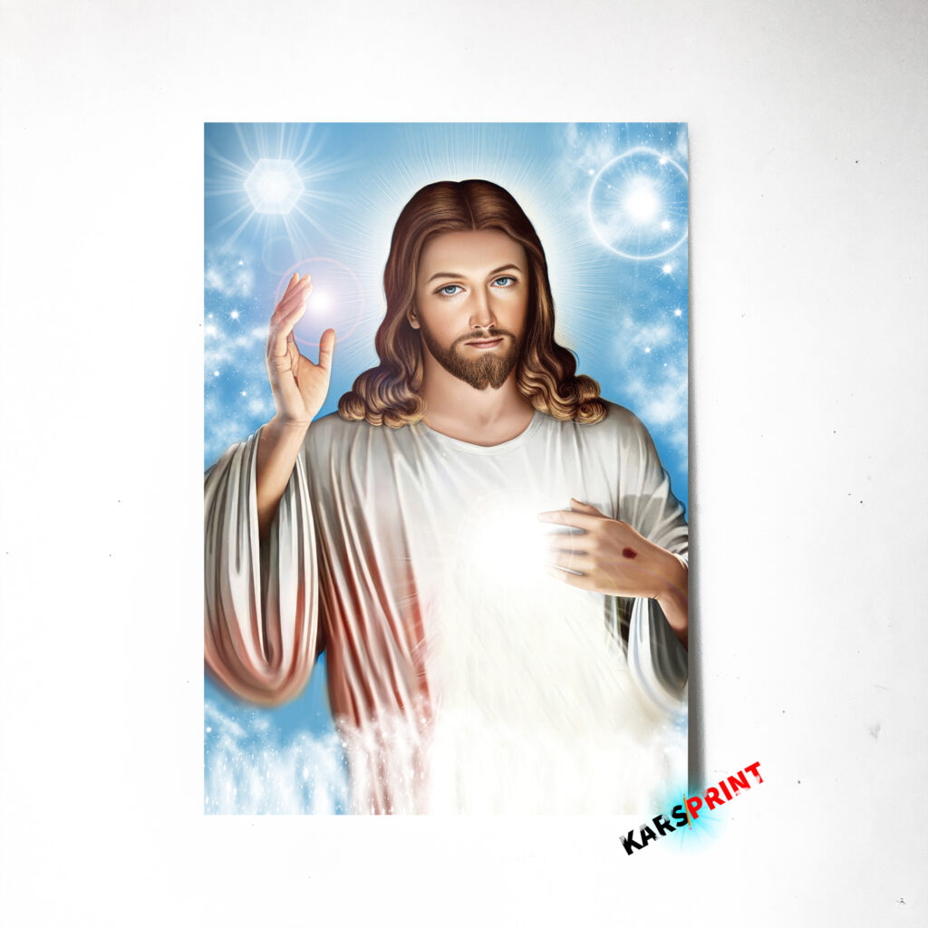 Иисус Христос Постер Картина 40х60